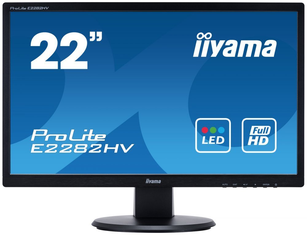 Монитор Iiyama 22" ProLite E2282HV-B1
