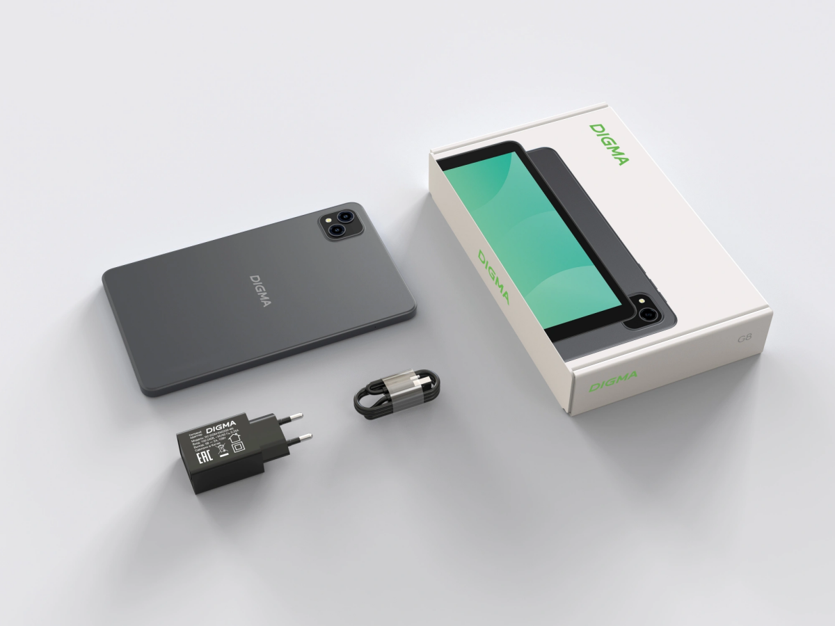 Планшет Digma G8 3/32GB 4G Dark Grey