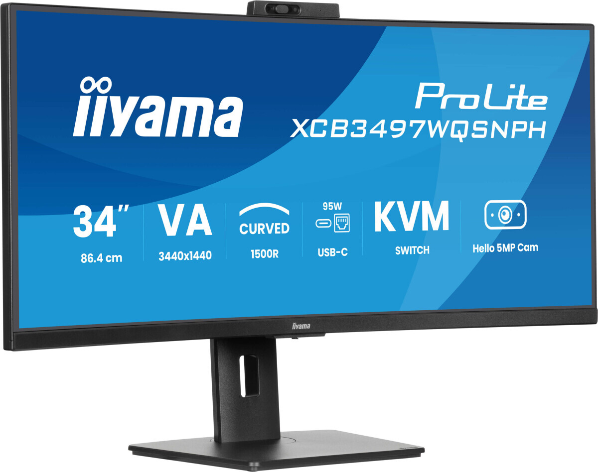Монитор iiyama 34" ProLite XCB3497WQSNPH-B1