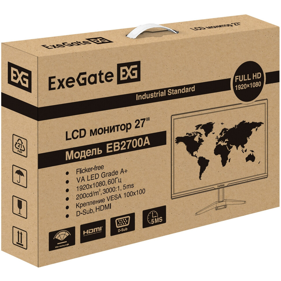 Монитор ExeGate 27" EB2700A
