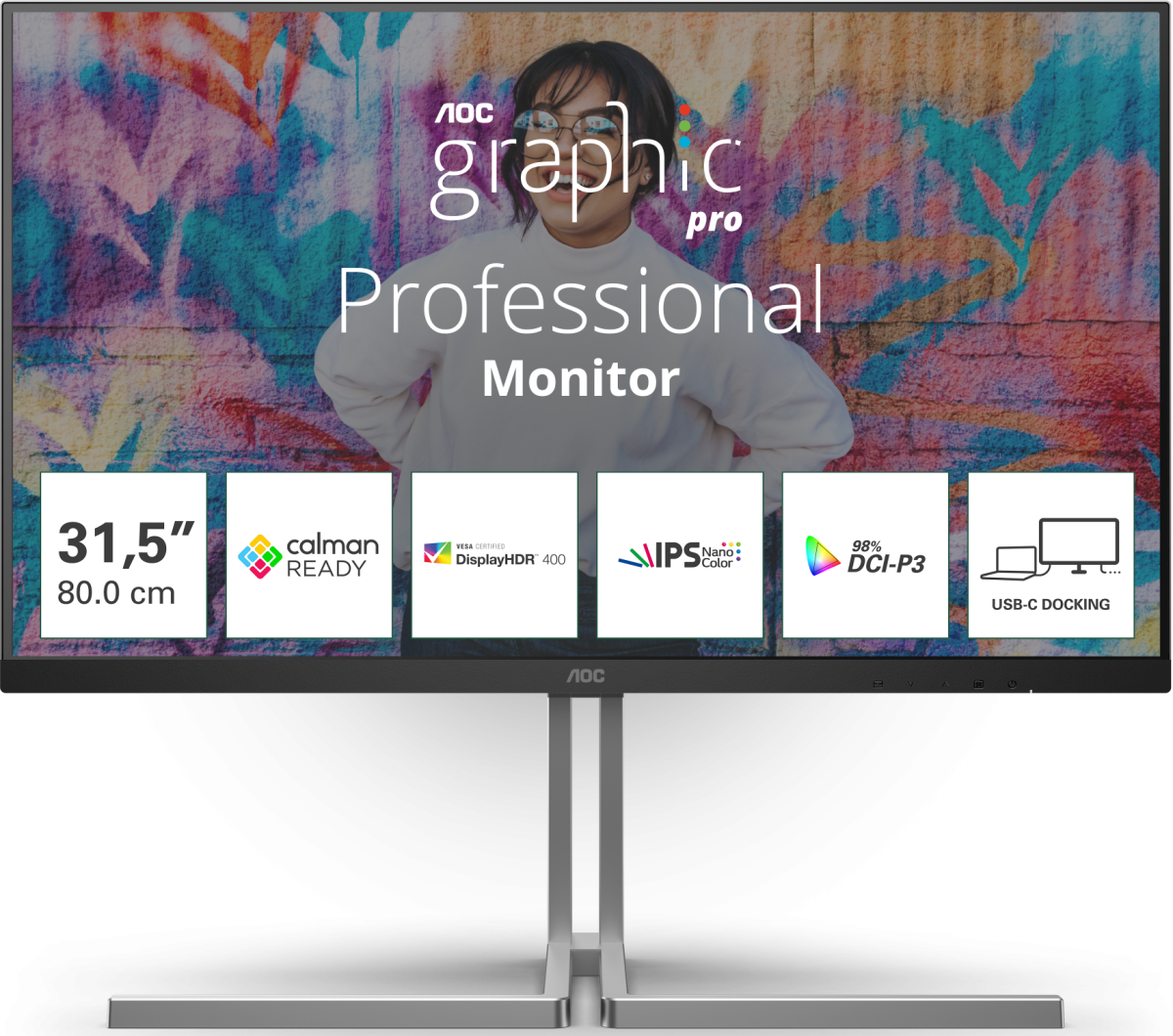 Монитор AOC 32" U32U3CV Graphic Pro