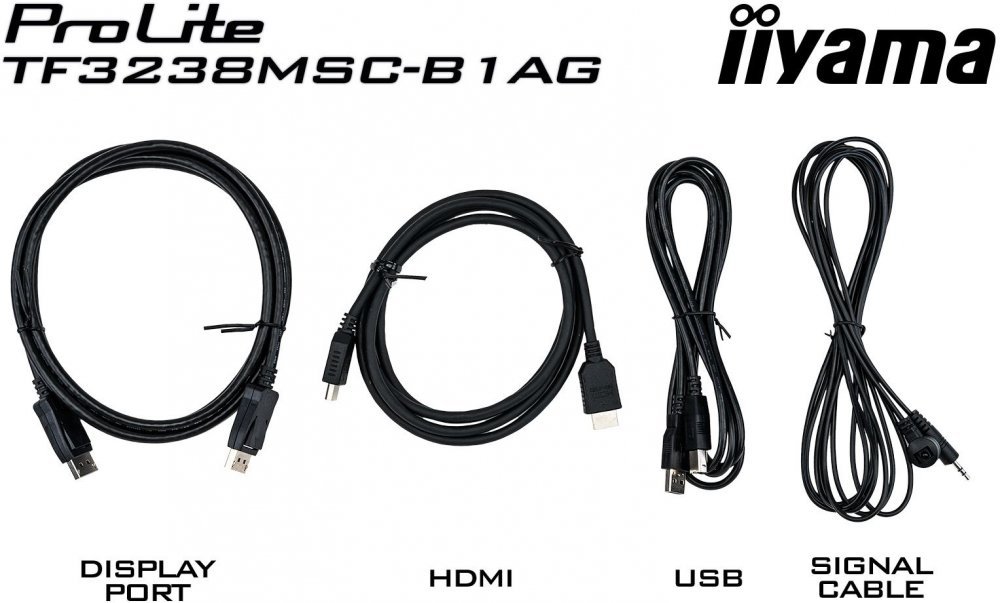 Монитор Iiyama 32" ProLite TF3238MSC-B1AG