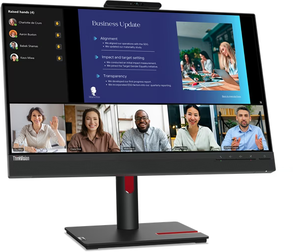 Монитор Lenovo 24" ThinkVision T24v-30 (63D8MAT3EU)