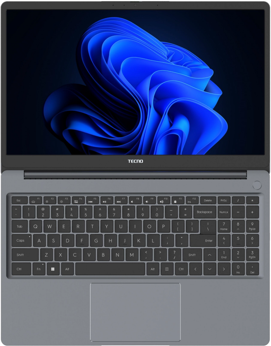 Ноутбук TECNO MegaBook K15S AMD 7000 Grey (71005000406)