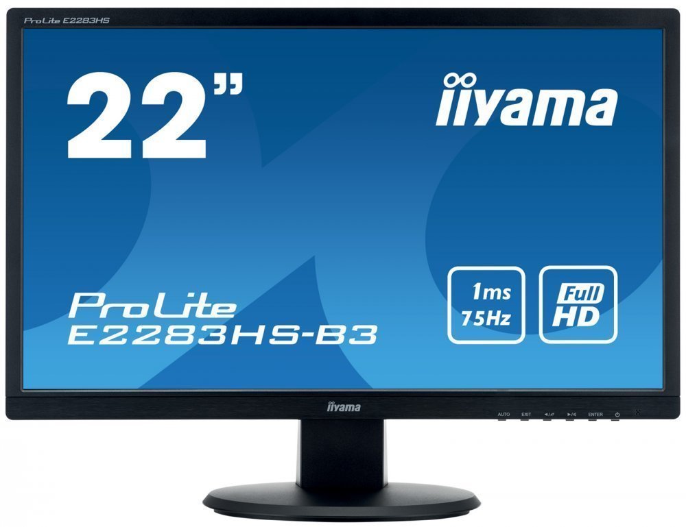 Монитор Iiyama 22" ProLite E2283HS-B3