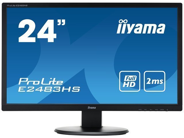 Монитор Iiyama 24" ProLite E2483HS-B1