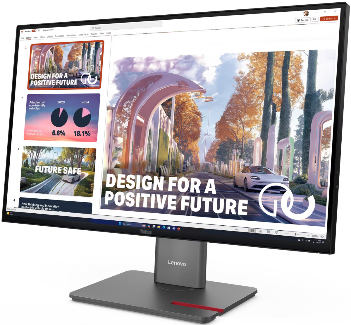 Монитор Lenovo 27" ThinkVision P27QD-40 (64B3GAT2EU)