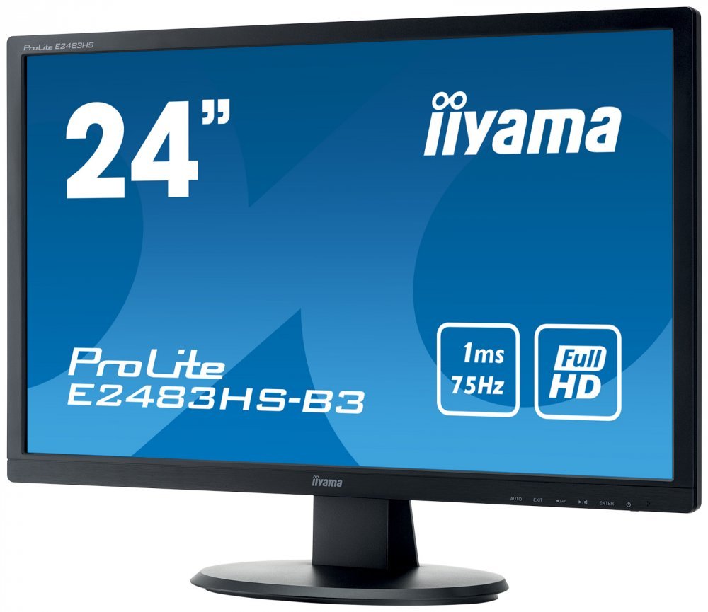 Монитор Iiyama 24" ProLite E2483HS-B3
