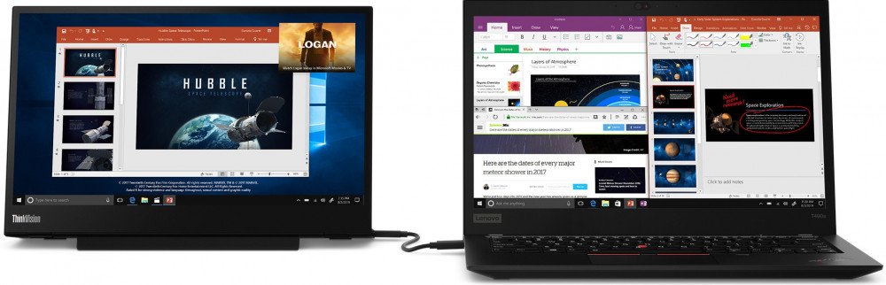 Монитор Lenovo 14" ThinkVision M14 (61DDUAT6EU)