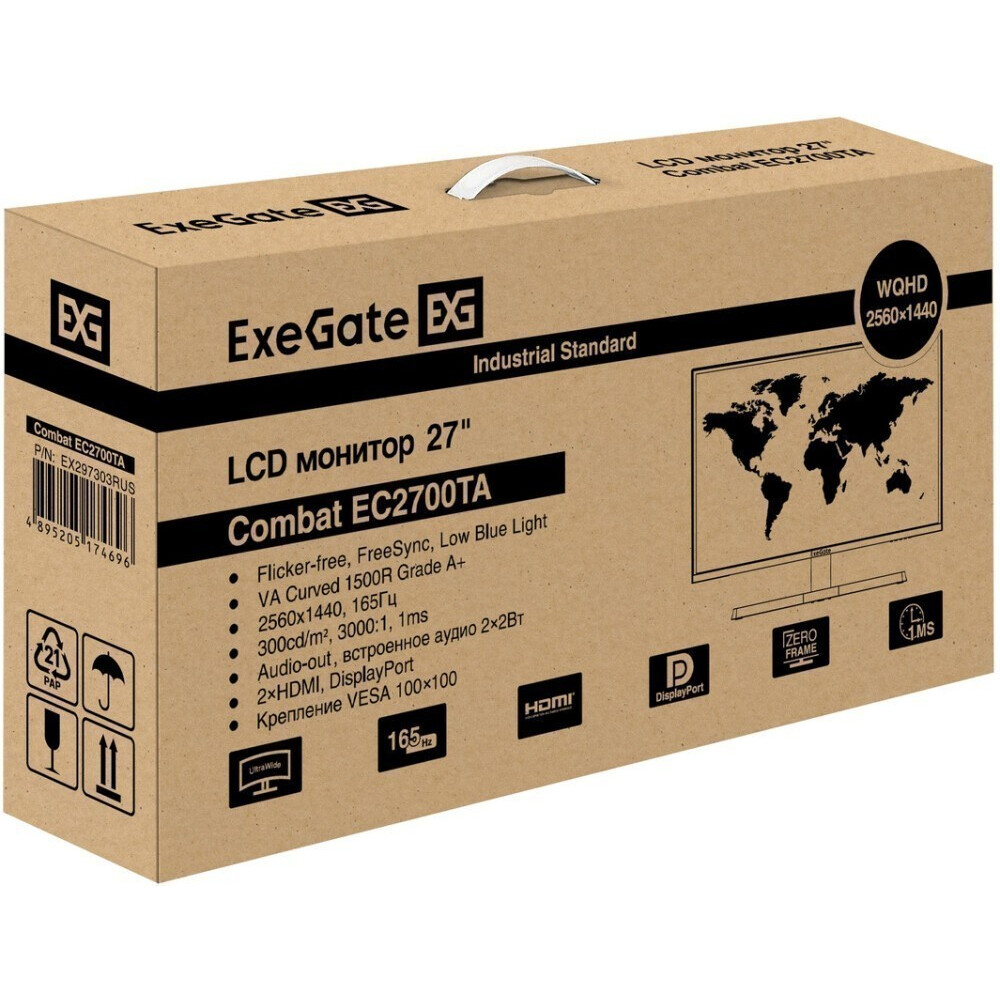Монитор ExeGate 27" Combat EC2700TA