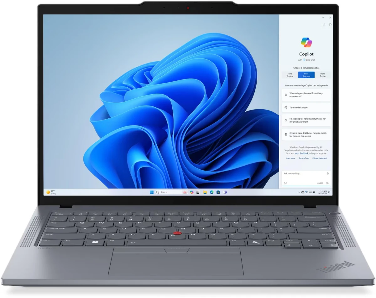 Ноутбук Lenovo ThinkPad T14 Gen 5 (Intel) Grey (21ML0089US)