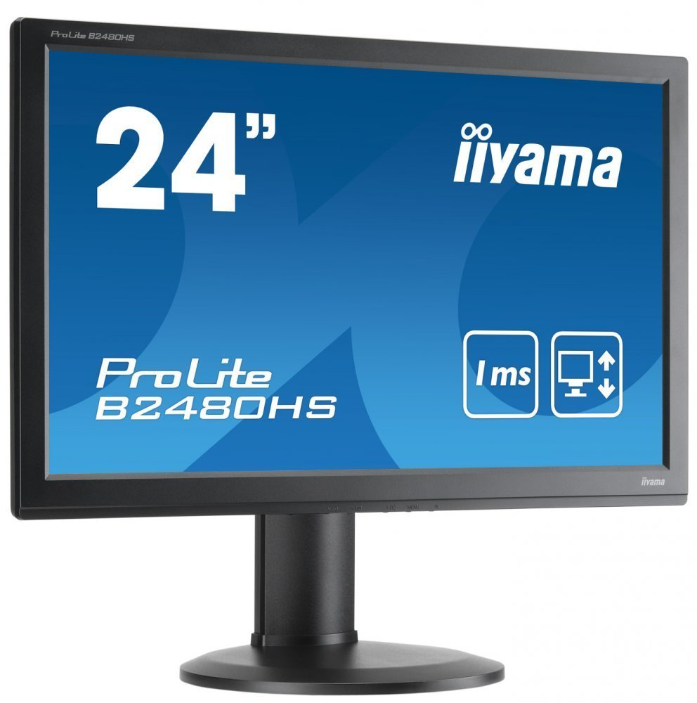Монитор Iiyama 24" ProLite B2480HS-B2 Black