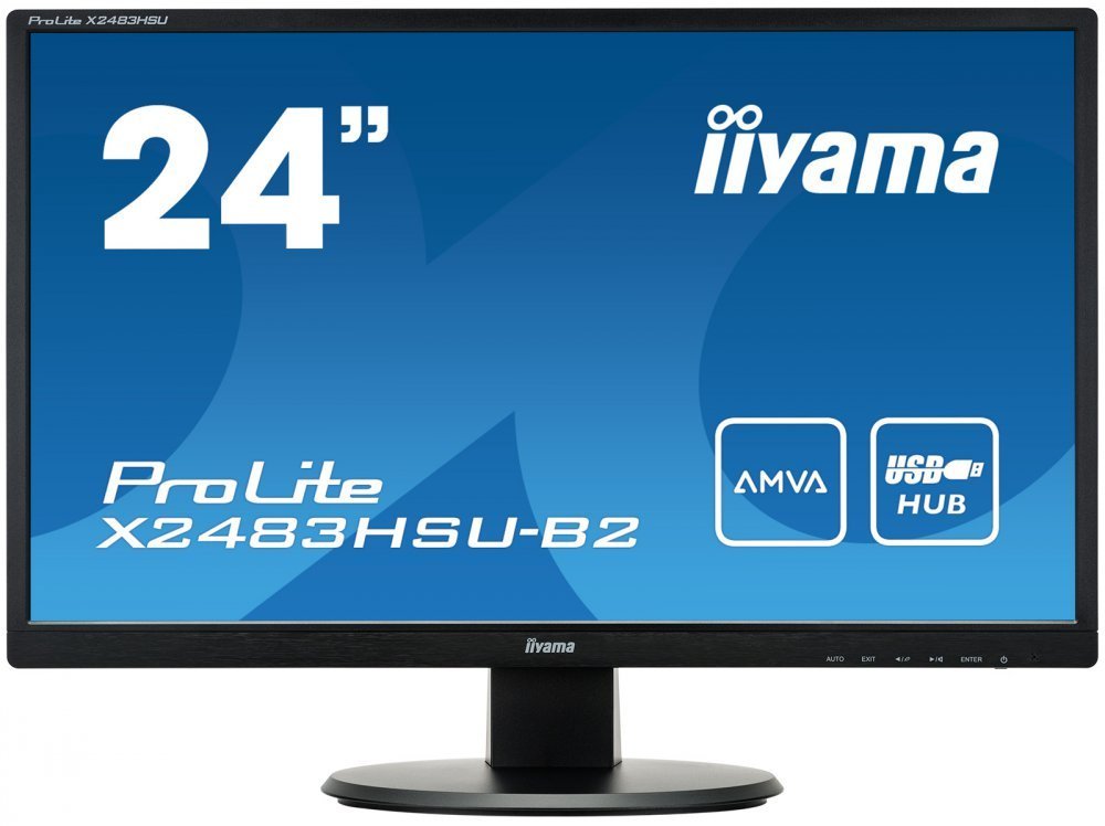 Монитор Iiyama 24" ProLite X2483HSU-B2