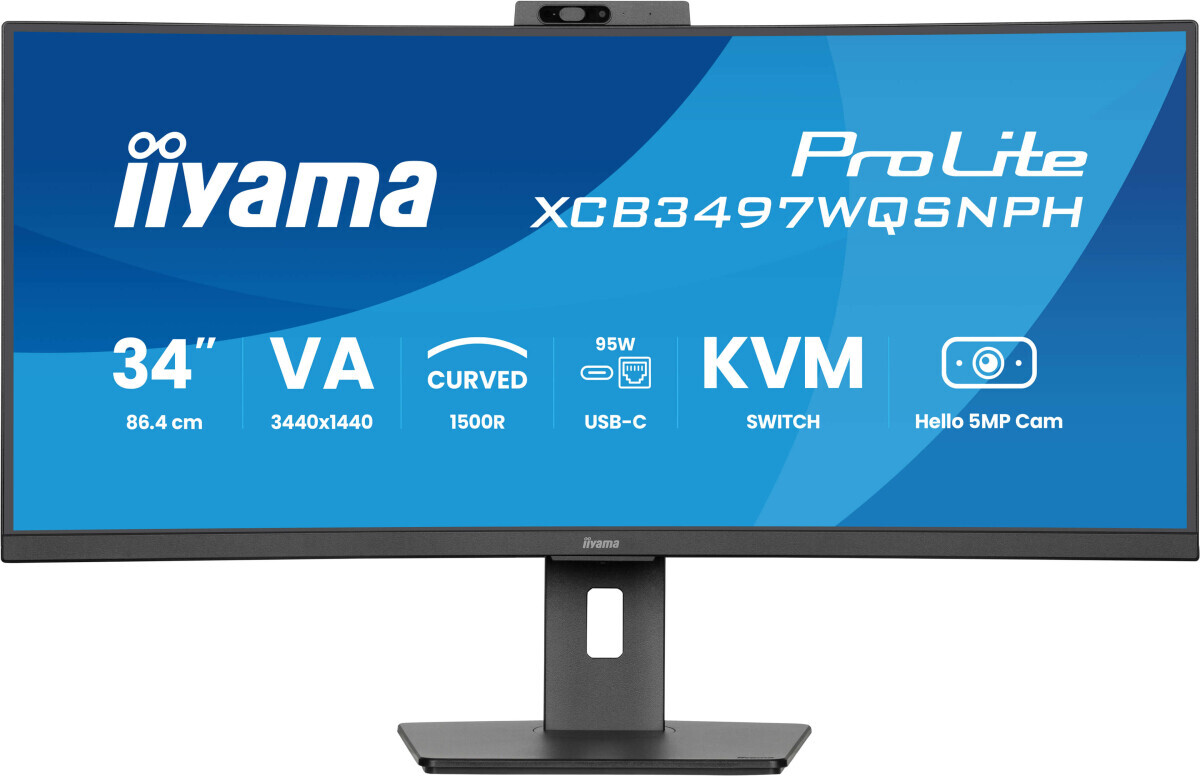 Монитор iiyama 34" ProLite XCB3497WQSNPH-B1