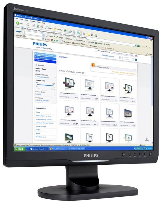 Монитор Philips 17" 17S1SB
