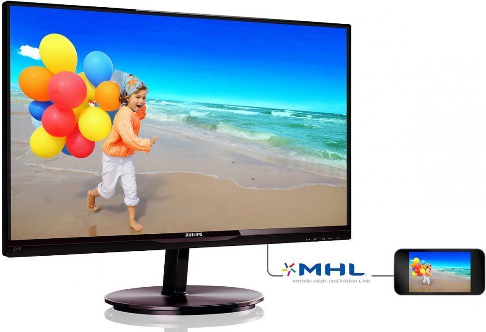 Монитор Philips 23" 234E5QDAB