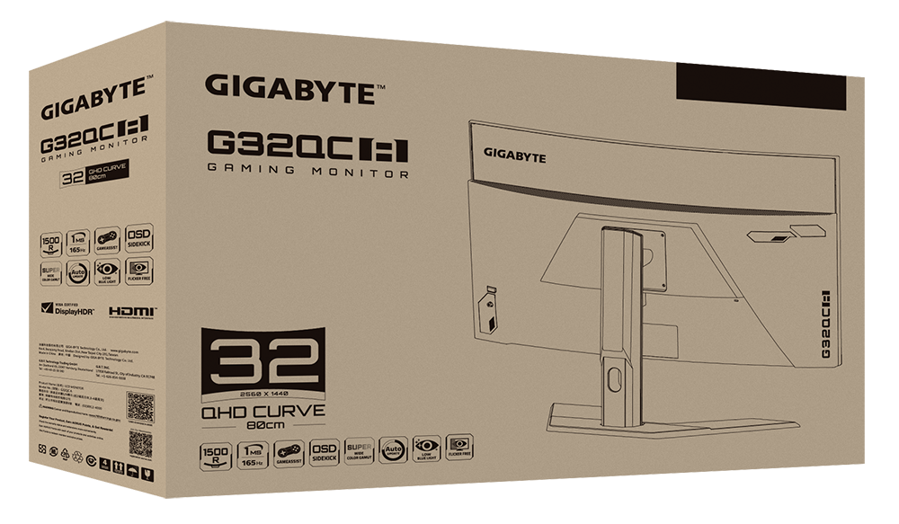 Монитор Gigabyte 32" G32QC A