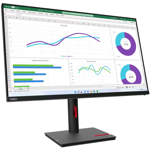 Монитор Lenovo 32" ThinkVision T32H-30 (63D3GAT1EU)