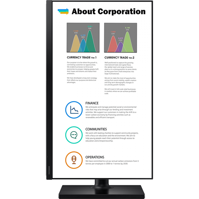 Монитор Samsung 24" F24T450FZI