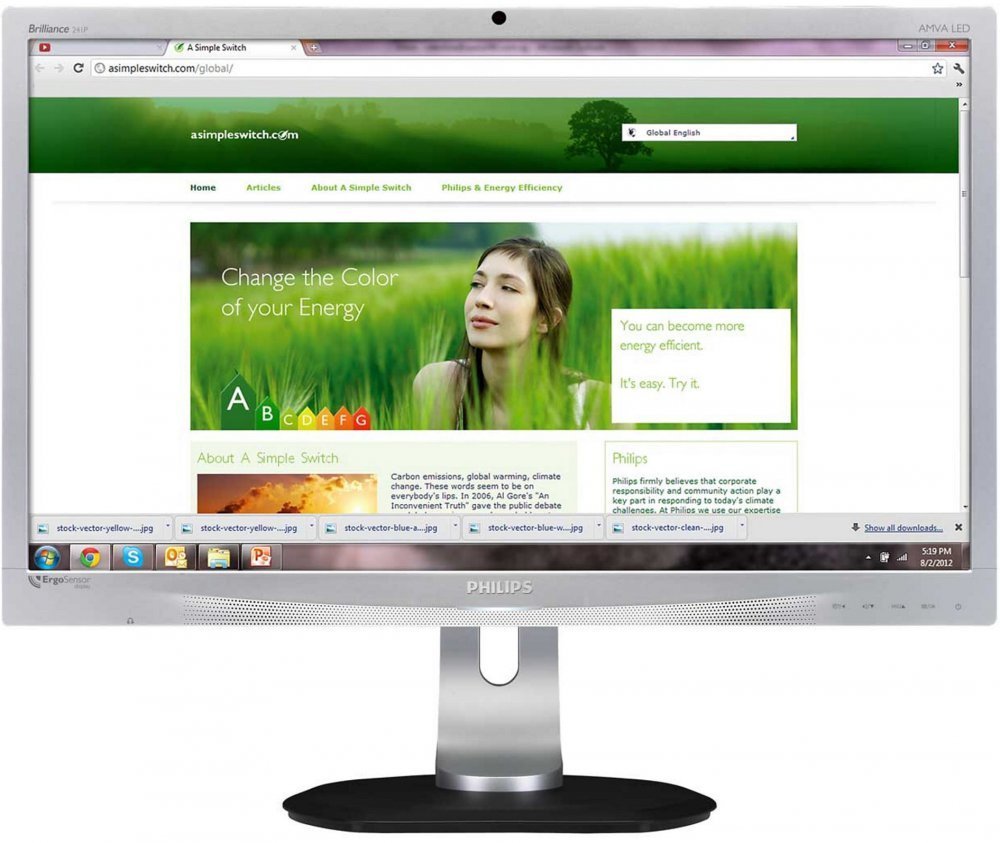 Монитор Philips 24" 241P4QRYES