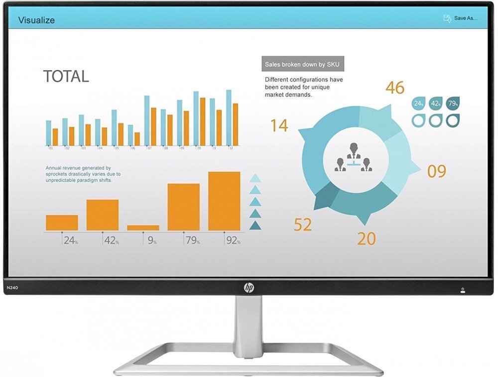 Монитор HP 24" N240 (3ML21AA)