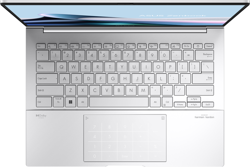 Ноутбук ASUS UX3405MA Zenbook 14 OLED Foggy Silver (QD993)