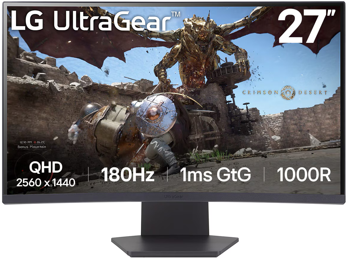Монитор LG 27" 27GS60QC-B UltraGear