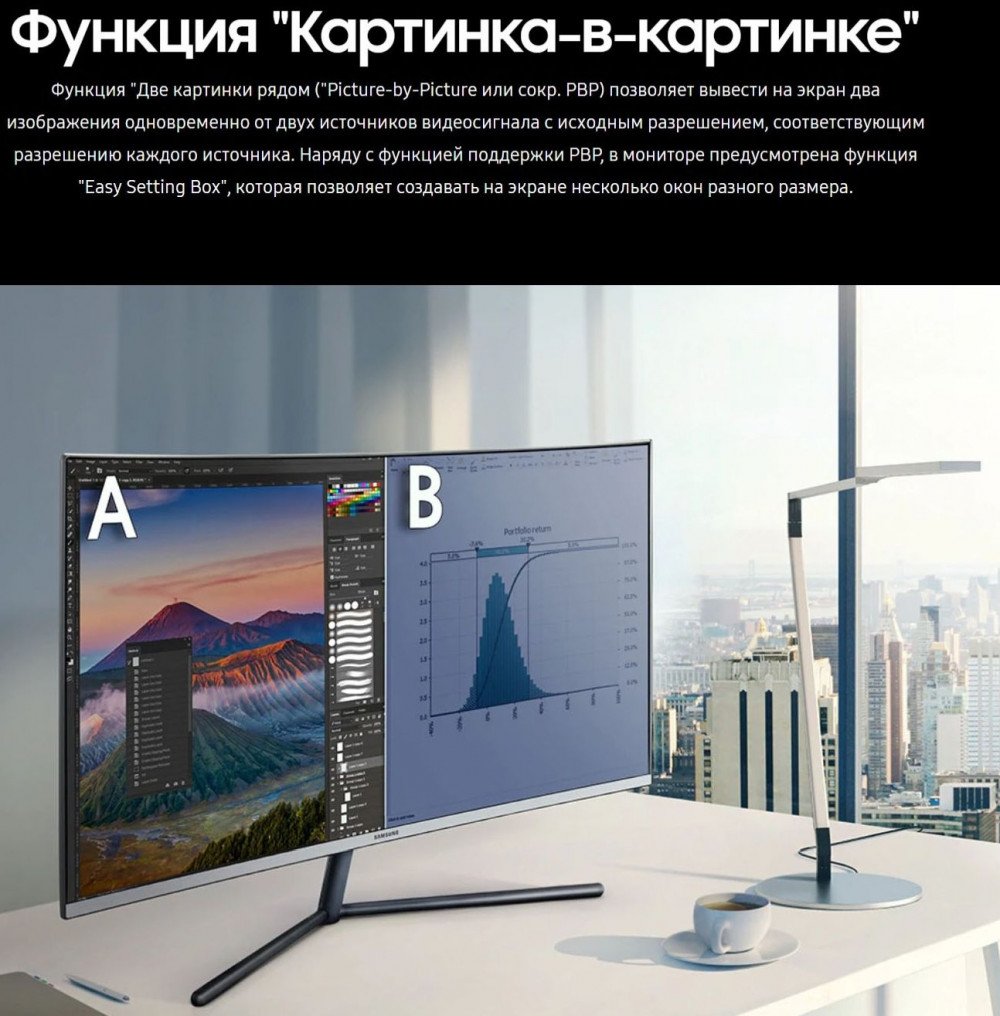 Монитор Samsung 32" U32R590CWI