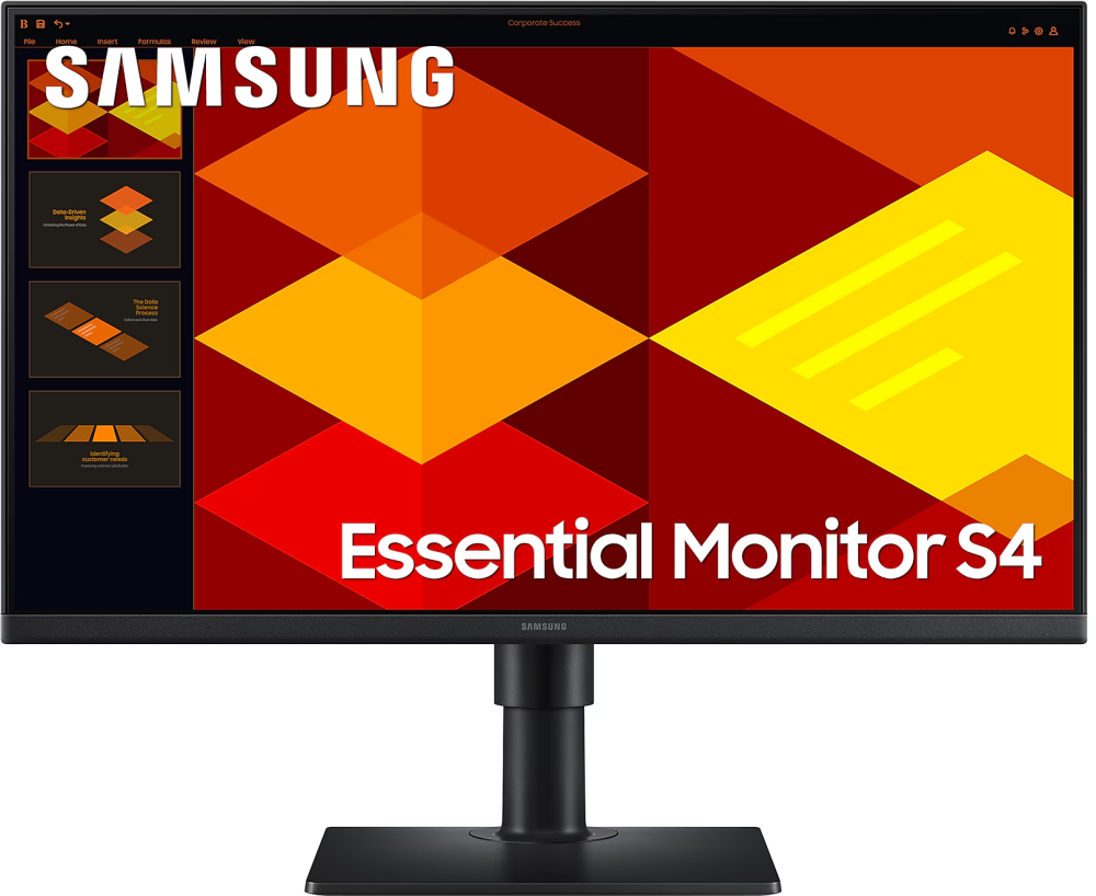 Монитор Samsung 24" S24D400GAI(U) Essential S4