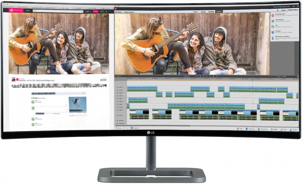 Монитор LG 34" 34UC87C-B