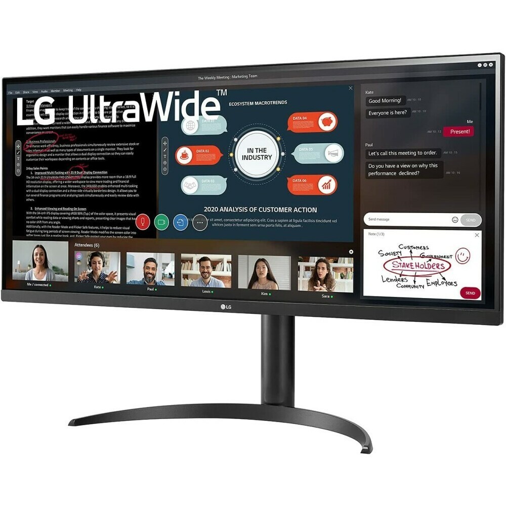 Монитор LG 34" 34WP550-B UltraWide