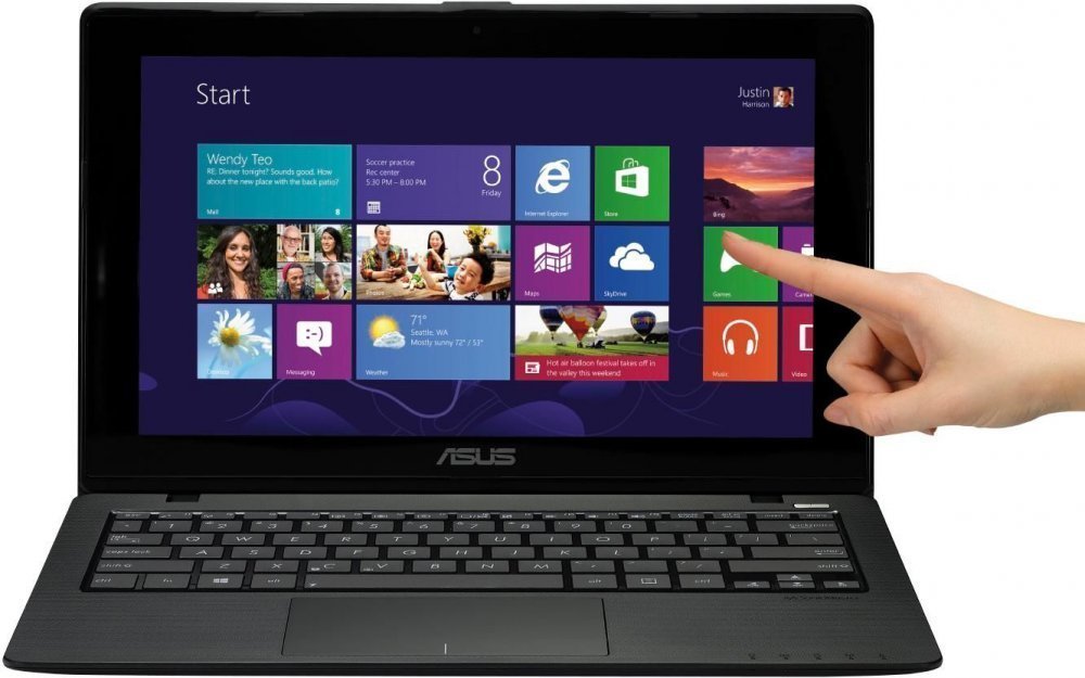 Ноутбук ASUS X200MA Black