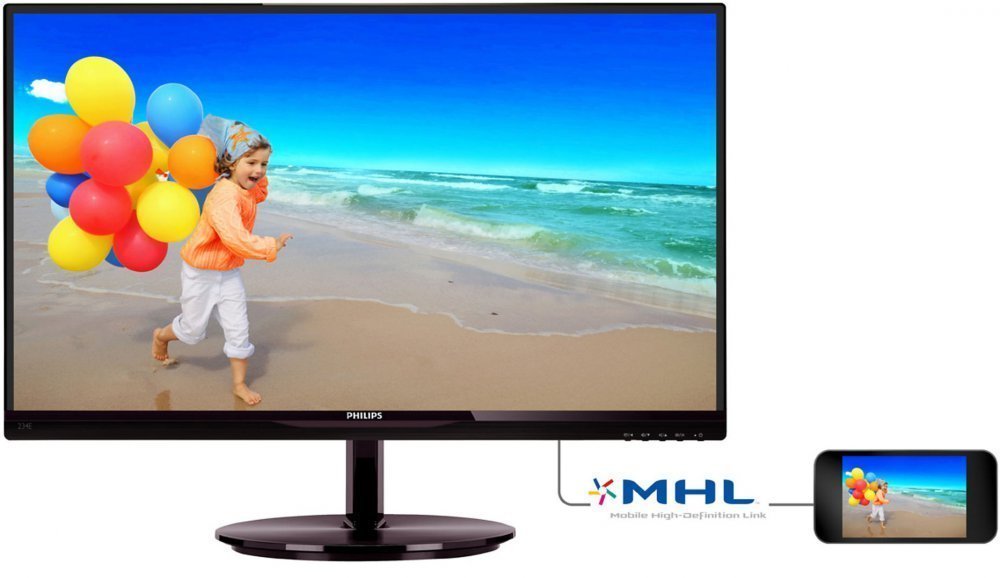 Монитор Philips 23" 234E5QDAB