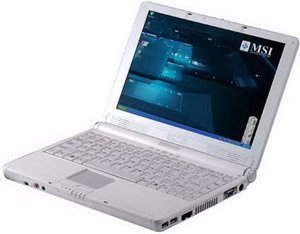 MSI MEGABOOK S262 (Core 2 Duo 1830Mhz/12.1"/1024Mb/120.0Gb/DVD-RW)