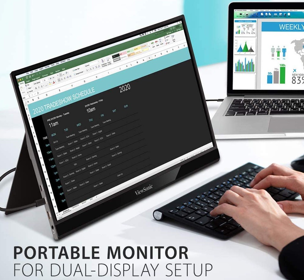 Портативный монитор Viewsonic 16" VG1655