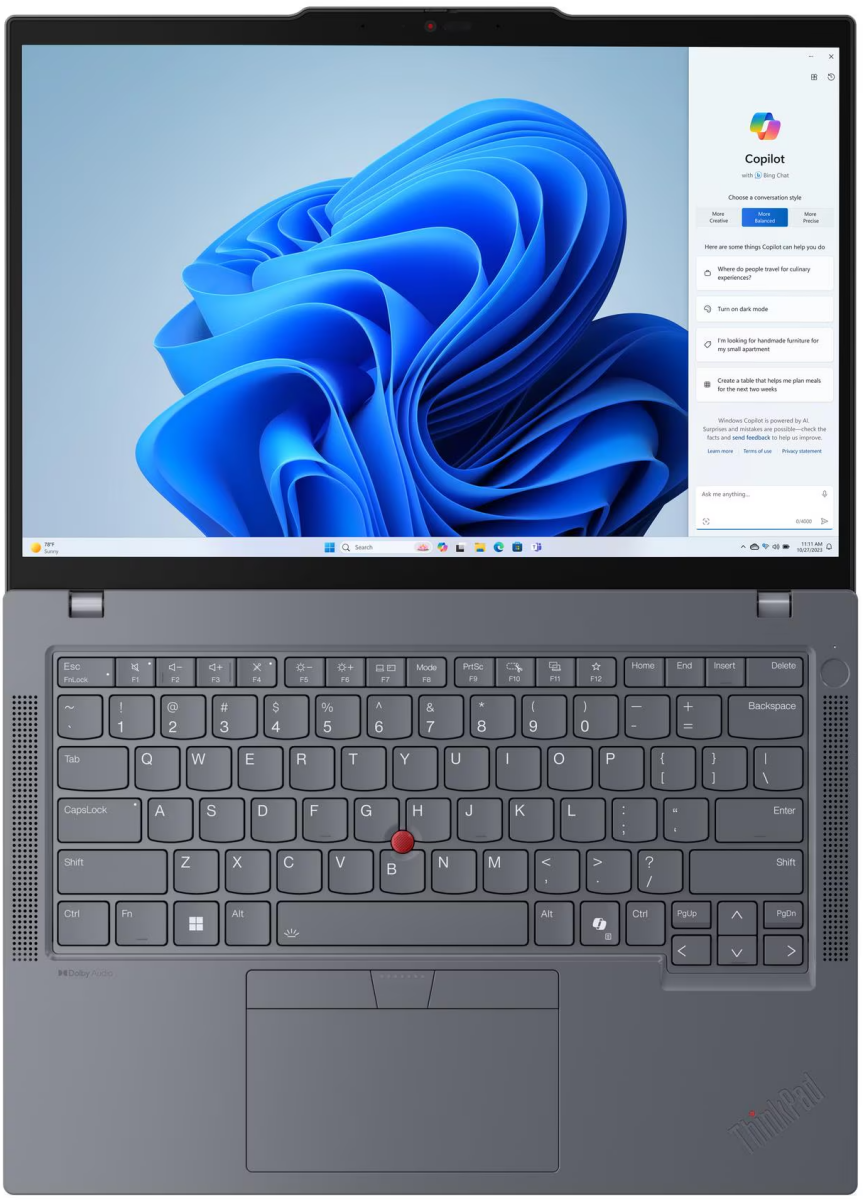 Ноутбук Lenovo ThinkPad T14 Gen 5 (Intel) Grey (21ML0089US)