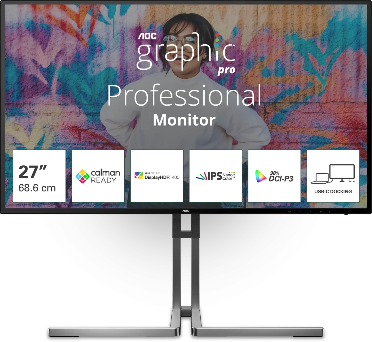 Монитор AOC 27" U27U3CV Graphic Pro