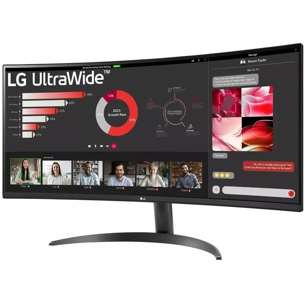 Монитор LG 34" 34WR50QK-B UltraWide