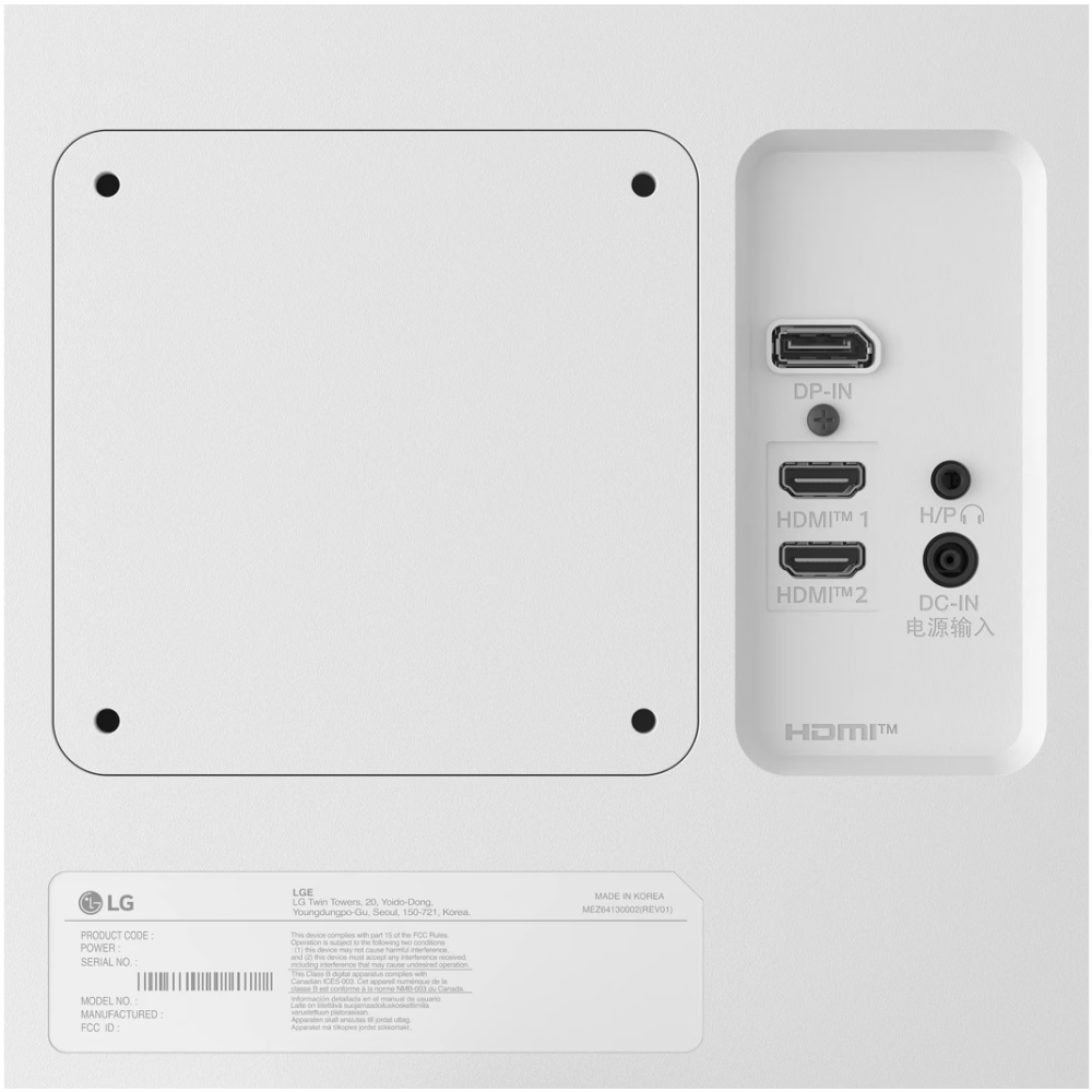 Монитор LG 27" 27US500-W