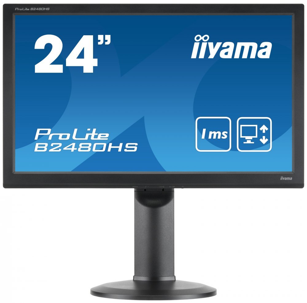 Монитор Iiyama 24" ProLite B2480HS-B2 Black