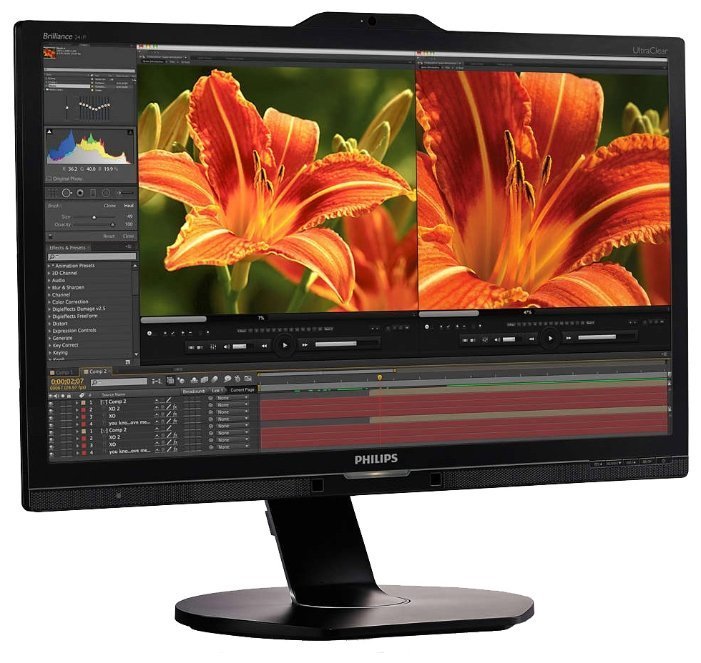 Монитор Philips 24" 241P6VPJKEB