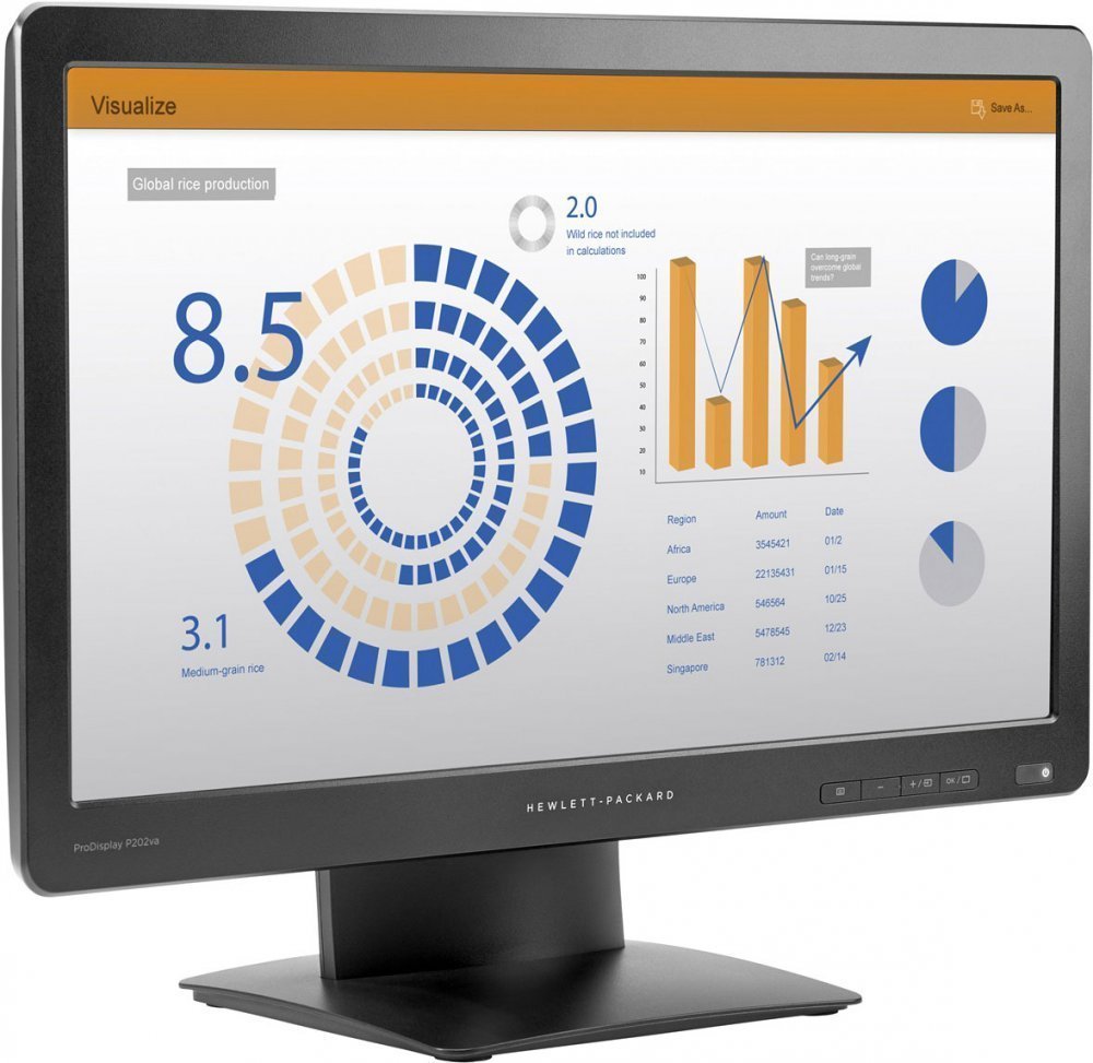 Монитор HP 20" P202va (K7X26AA)