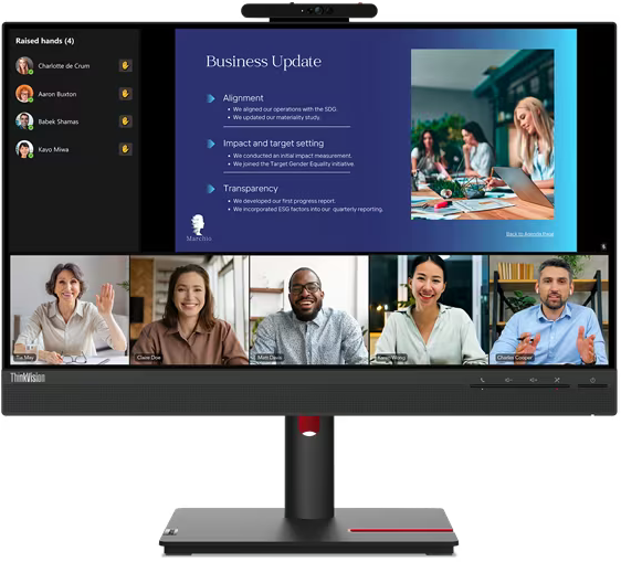 Монитор Lenovo 24" ThinkVision T24v-30 (63D8MAT3UK)