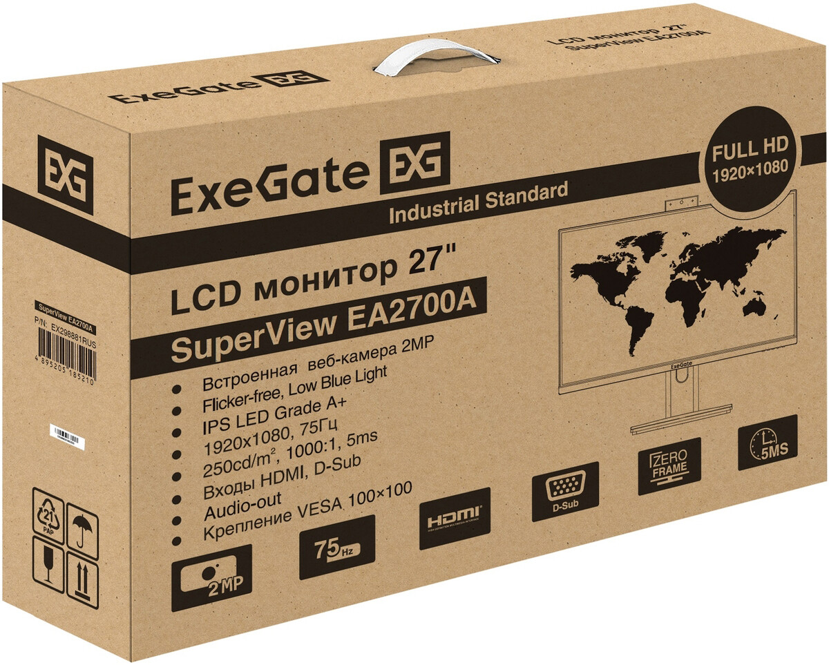 Монитор ExeGate 27" SuperView EA2700A