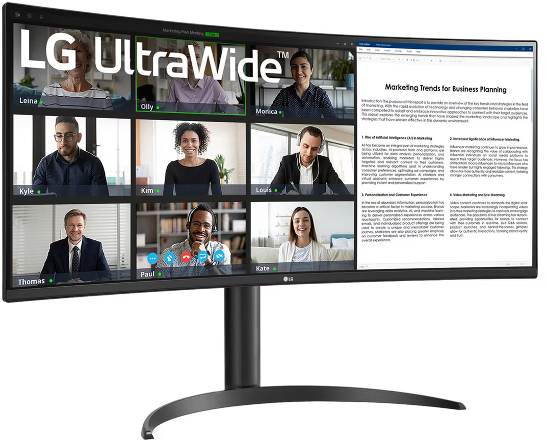 Монитор LG 34" 34WR55QK-B